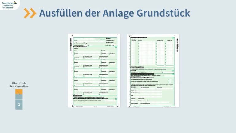 Bayerische Grundsteuer für Eigentumswohnungen in Papierform