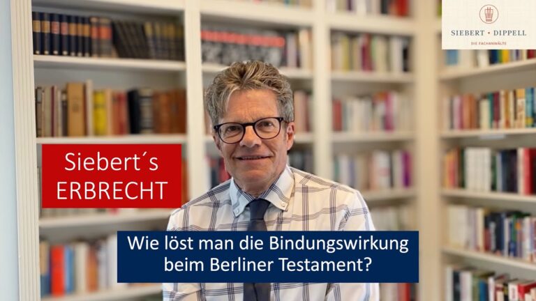 Berliner Testament: Erfahren Sie mehr über den Schutz des Schlusserben!