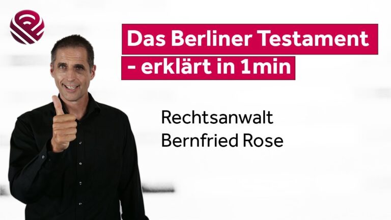 Revolutionäres Berliner Testament: Gütertrennung endlich überwunden!